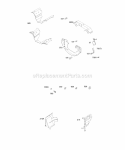 Exhaust Systems Diagram and Parts List for 305440-1409-E1  Briggs and Stratton Engine